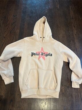 PALM ANGELS STAR GRAFITTI HOODIE